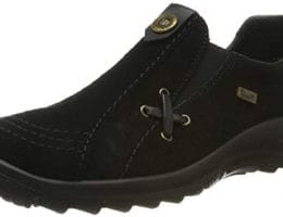 Rieker Women’s Loafers, Black Schwarz Schwarz 00