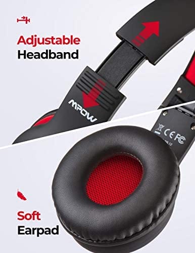 Mpow CH6 Pro Kids Headphones Over-Ear with Microphone and Volume Limited 94dB, Wired Headphone for Teens Girls Boys, HD Stereo Headset w/Sharing Function, Foldable Headset for School/PC/Cellphone - Image 5