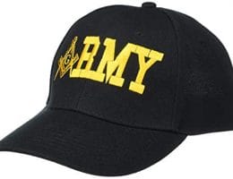 United States Military Masonic Square and Compass Embroidered Baseball Cap