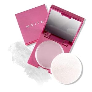 Mally Beauty Poreless Face Defender - Blurring Primer and Blotting Setting Powder - Long-Lasting Matte Finish - Tap and Pat Product on Skin - Control and Absorb Shine - Blurs Pores and Extends Makeup Wear - Travel Size 0.07 Oz