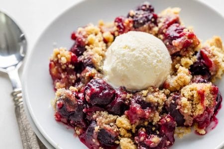 Cherry Crumble – The Stay At Home Chef