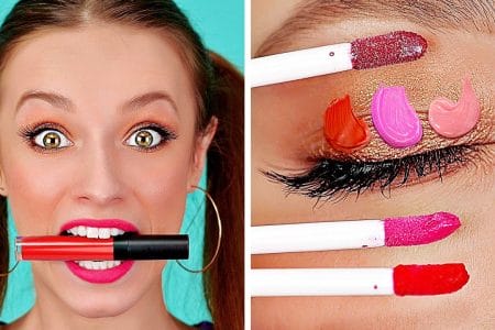 FUNNY DIY MAKE UP HACKS AND TIPS || Cool And Simple Girly Ideas by 123 GO!