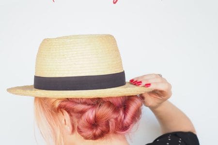 Easy hat hairstyle tutorial – Hair Romance