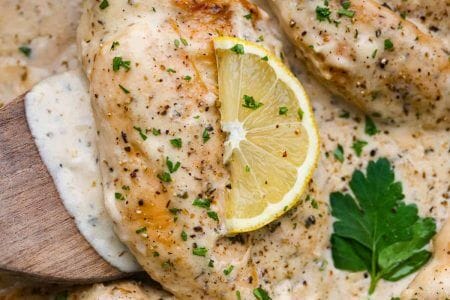 Creamy Lemon Parmesan Chicken Recipe