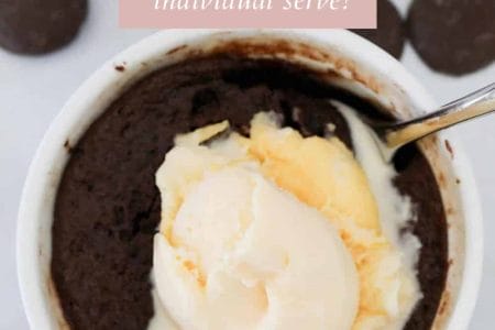 Molten Chocolate Lava Mug Cake | 2 Minute Microwave Recipe