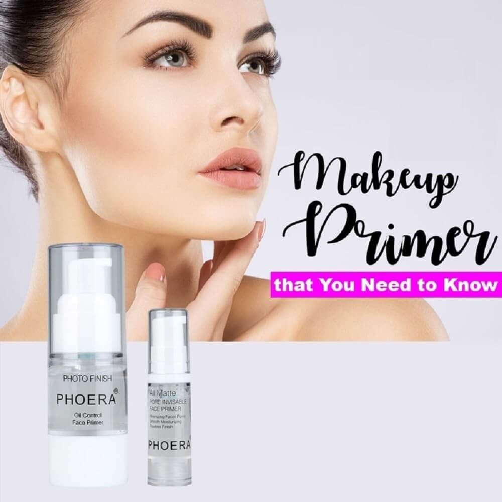 PHOERA Primer,Pro Makeup Primer,Long Lasting Hydrating Smoothing Isolated Moisturizing Oil Free Effect Make Up Base Matte Face Foundation Primer(18ML) - Image 2