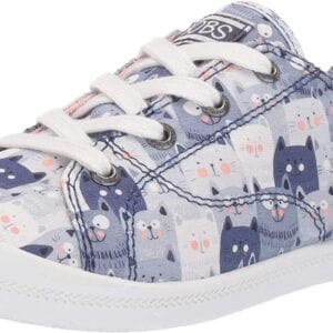 Skechers Women's Beach Bingo-Kitty Concert Sneaker