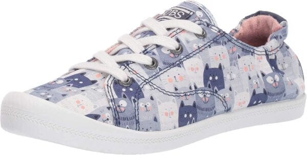 Skechers Women's Beach Bingo-Kitty Concert Sneaker