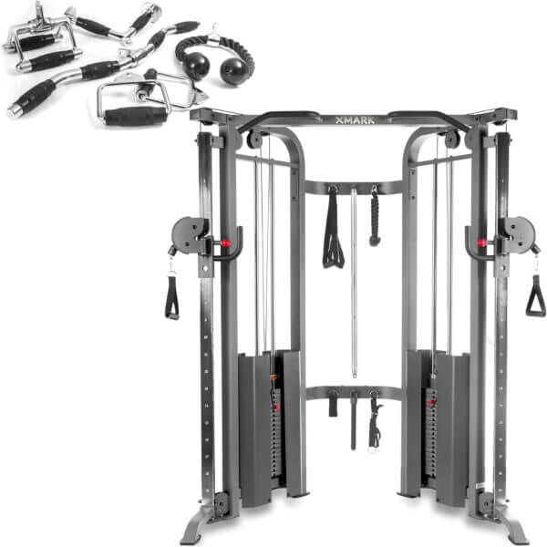 XMARK Functional Trainer Cable Machine, Commercial and Home Gym Functional Trainers