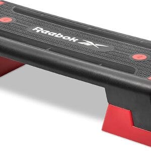 Reebok Workout Step: Multipurpose Adjustable Exercise Step Platform, Comfort Grip Textured Surface, Platform for HIIT, Cardio, Core Workouts