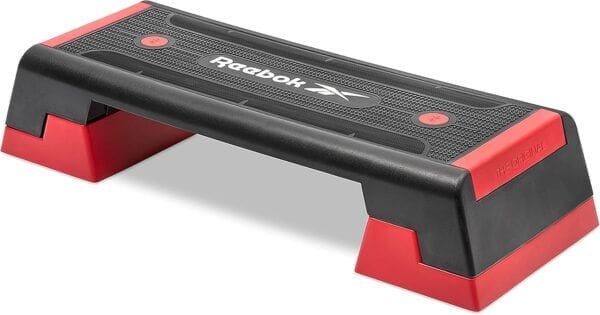 Reebok Workout Step: Multipurpose Adjustable Exercise Step Platform, Comfort Grip Textured Surface, Platform for HIIT, Cardio, Core Workouts