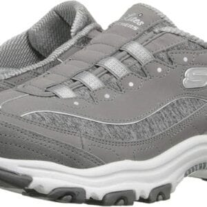 Skechers Sport Women's Resilient Fashion Sneaker, Gray/White, 7.5 M US