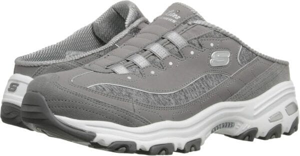 Skechers Sport Women's Resilient Fashion Sneaker, Gray/White, 7.5 M US