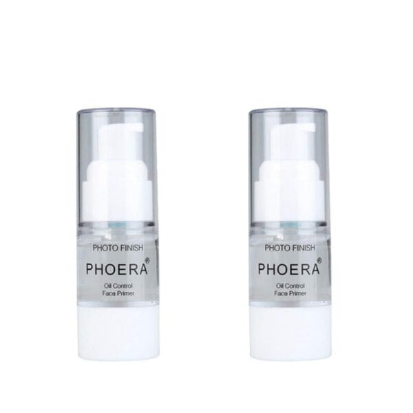 PHOERA Primer Face Foundation Primers,Face Primer for Makeup Long Lasting Hydrating Smoothing Isolated Moisturizing Oil Free Effect Make Up Base Matte Makeup Primer (2 * 18ml)