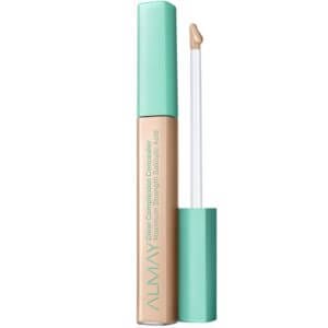 Almay Concealer, Acne Face Makeup with Salicylic Acid and Aloe, Face Makeup with Skincare Ingredients, Matte Finish, Oil Free,Hypoallergenic-Fragrance Free,Dermatologist Tested, 100 Light, 0.18 Oz