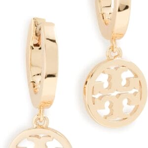 Tory Burch Women's Miller Huggie Hoop Earrings