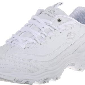 Skechers Women's D'lites Fresh Start Memory Foam Lace-up Sneaker