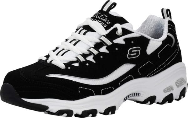 Skechers Sport Women's D'Lites Original Non-Memory Foam Lace-Up Sneaker