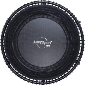 JumpSport 350 PRO Indoor Heavy Duty Fitness Trampoline, 39-inch | 36 Premium EnduroLast 4 Elastic Cords | Customized Bounce with 7 Settings | 300 lb Wt. Rating | 60-Day Free Trial to 350+ Videos