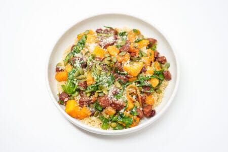 Andouille Sausage and Butternut Squash Quinoa