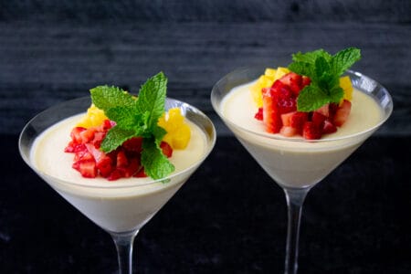 Monk Fruit Vanilla Panna Cotta
