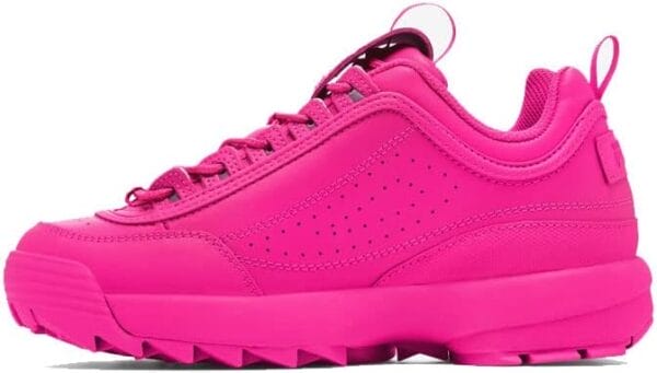 Fila Women's Disruptor II Premium Comfortable Sneakers, Pglo, 8