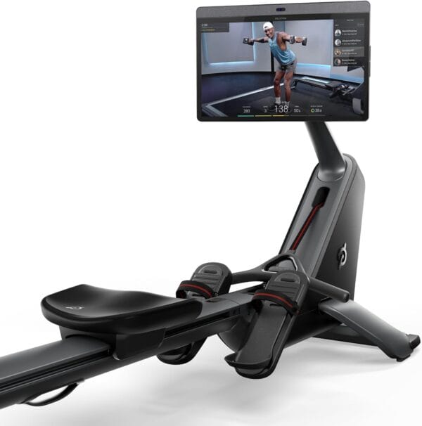 Peloton Row | Rowing Machine with 24” HD, Swiveling Touchscreen