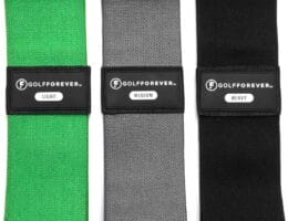 Mini Bands Proven by Golfer Scottie Scheffler | Golf Training Premium Fitness Bands | Premium Golf Training Aid to Improve Strength Flexibility & Swing Posture | 3 Resistance Levels | 3pcs