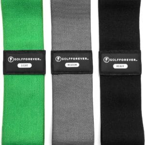 Mini Bands Proven by Golfer Scottie Scheffler | Golf Training Premium Fitness Bands | Premium Golf Training Aid to Improve Strength Flexibility & Swing Posture | 3 Resistance Levels | 3pcs