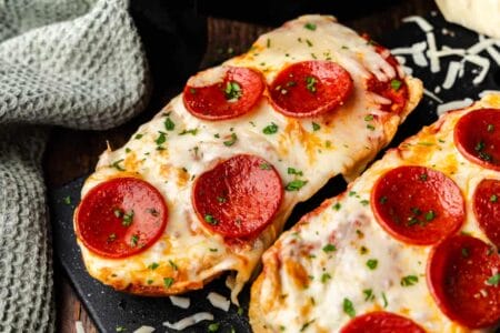 Air Fryer French Bread Pizza