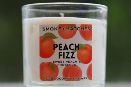 Smoke & Matches Peach Fizz Candle Review