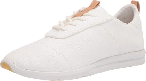 TOMS Womens Cabrillo Lace Up Sneakers Shoes Casual - White