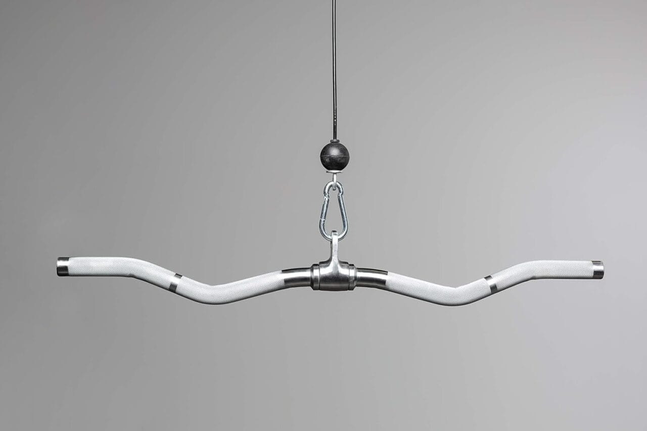 REP Fitness LAT Pulldown and Low Row Cable Machine Attachments and Functional Trainer Attachments – Curl Bar, D-Handle, Ankle Cuff, Tricep Rope, Sports Handle, Straight Bar, Row, Chinning Triangle - Image 2