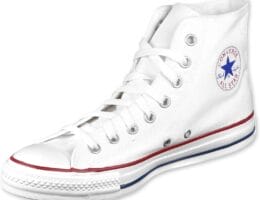 Converse Womens Chuck Taylor All Star HI Sneakers Optical White Womens 7.5
