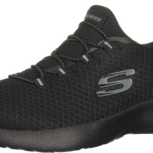 Skechers Dynamight Womens Slip On Sneakers Black 6