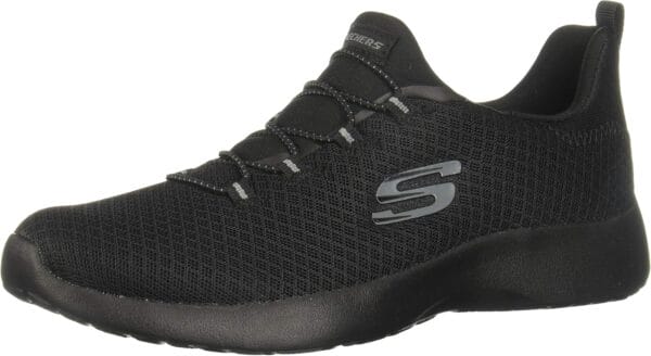 Skechers Dynamight Womens Slip On Sneakers Black 6