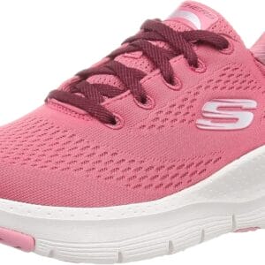 Skechers Women's Low-Top Trainers Sneaker, Fuchsia, 10