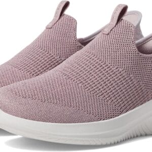 Skechers Women's Sneaker, Mauve Knit Jersey Trim, 9