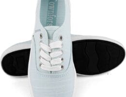 Laforst Womens CVO Mint Lace Up Slip On Low Top Fashion Sneaker