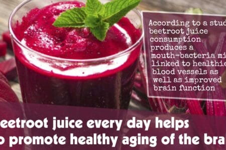 The beet juice that every day helps to promote the healthy aging of the brain