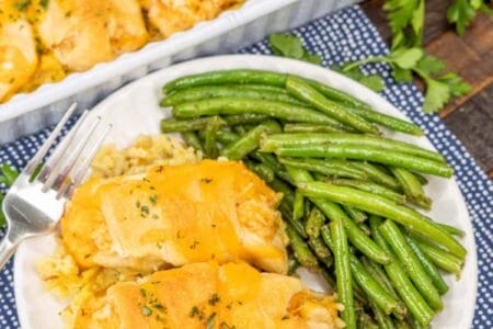 Chicken Roll-Ups and Rice – Plain Chicken