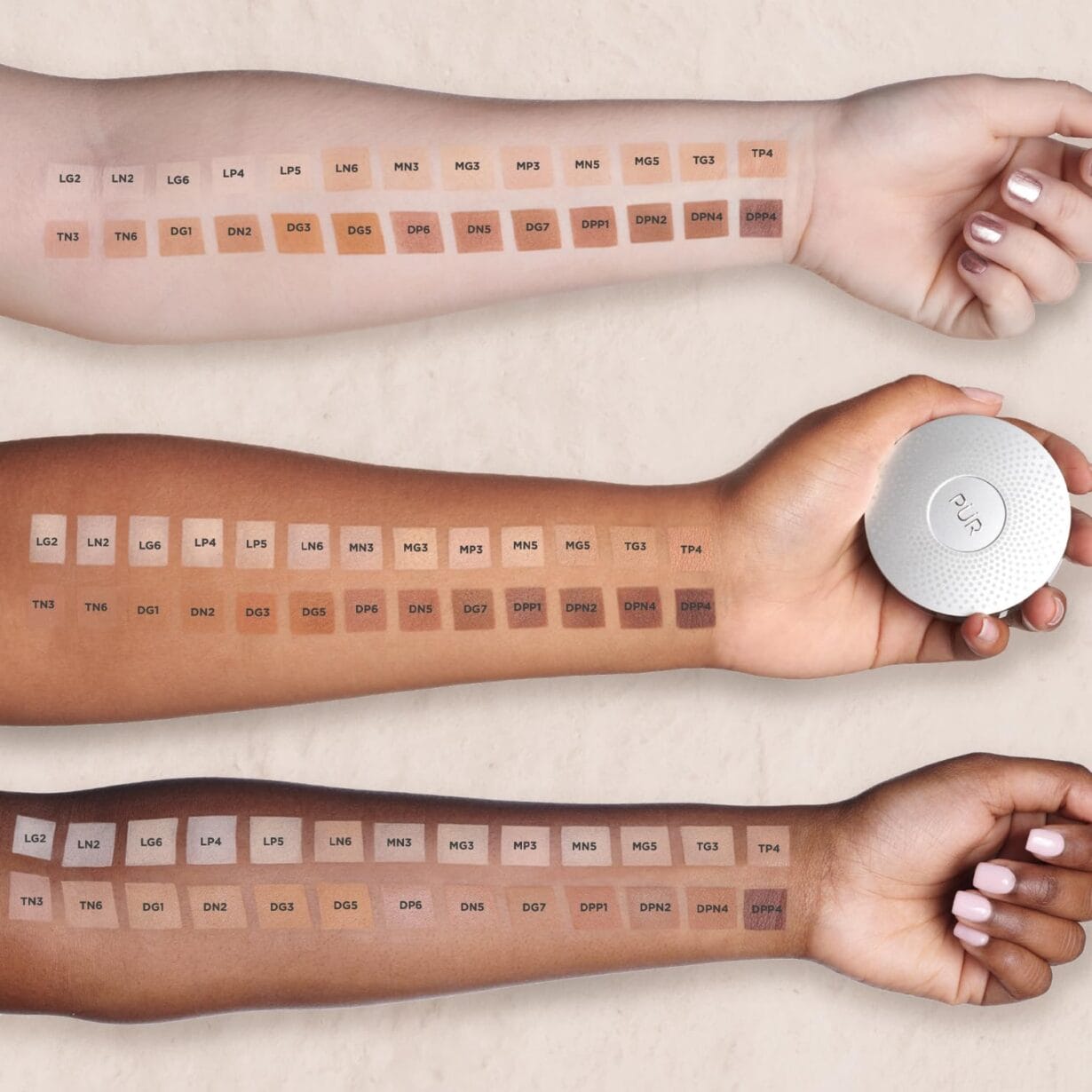 PÜR Beauty 4-in-1 Pressed Mineral Makeup SPF 15 Powder Foundation with Concealer & Finishing Powder- Medium to Full Coverage Foundation- Mineral-Based Powder- Cruelty-Free & Vegan Friendly - Image 5