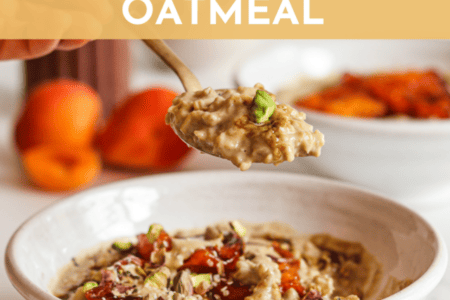 Roast Apricot Adaptogenic Oatmeal • Steamy Kitchen Recipes Giveaways
