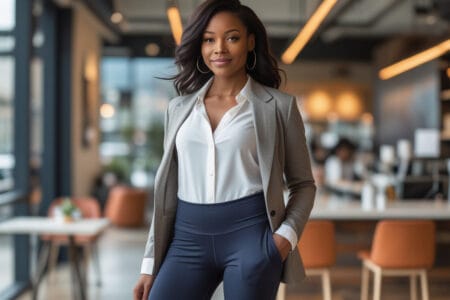 How to Wear Yoga Pants to Work: 7 Professional Styling Tips