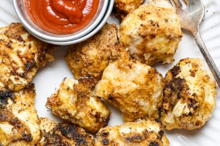 Air Fryer Popcorn Chicken ⋆ 100 Days of Real Food