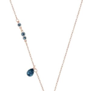 Swarovski Women's Symbolica Evil Eye Pendant Necklace, Blue, Mixed Metal Finish