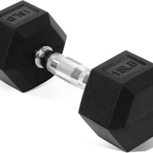 Hex Dumbbells Rubber Coated Hand Weights for Exercises and Fitness, Multiple Sizes