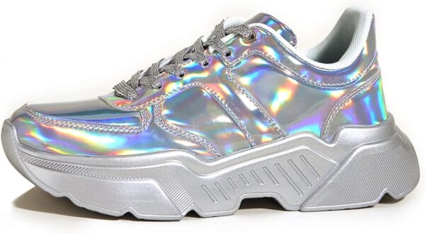 BELOS Women's Platform Chunky Sneakers Fashion Dad Sneakers Casual Lace Up Comfortable Lightweigt Walking Shoes