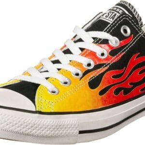 Converse unisex-adult Chuck Taylor All Star Low Top Archive Flame