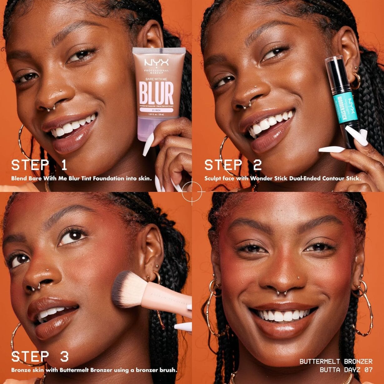 NYX PROFESSIONAL MAKEUP Matte Buttermelt Bronzer, Longwear Face Makeup with Up to 12 Hours of Wear, Vegan Formula - Deserve Butta - Image 8